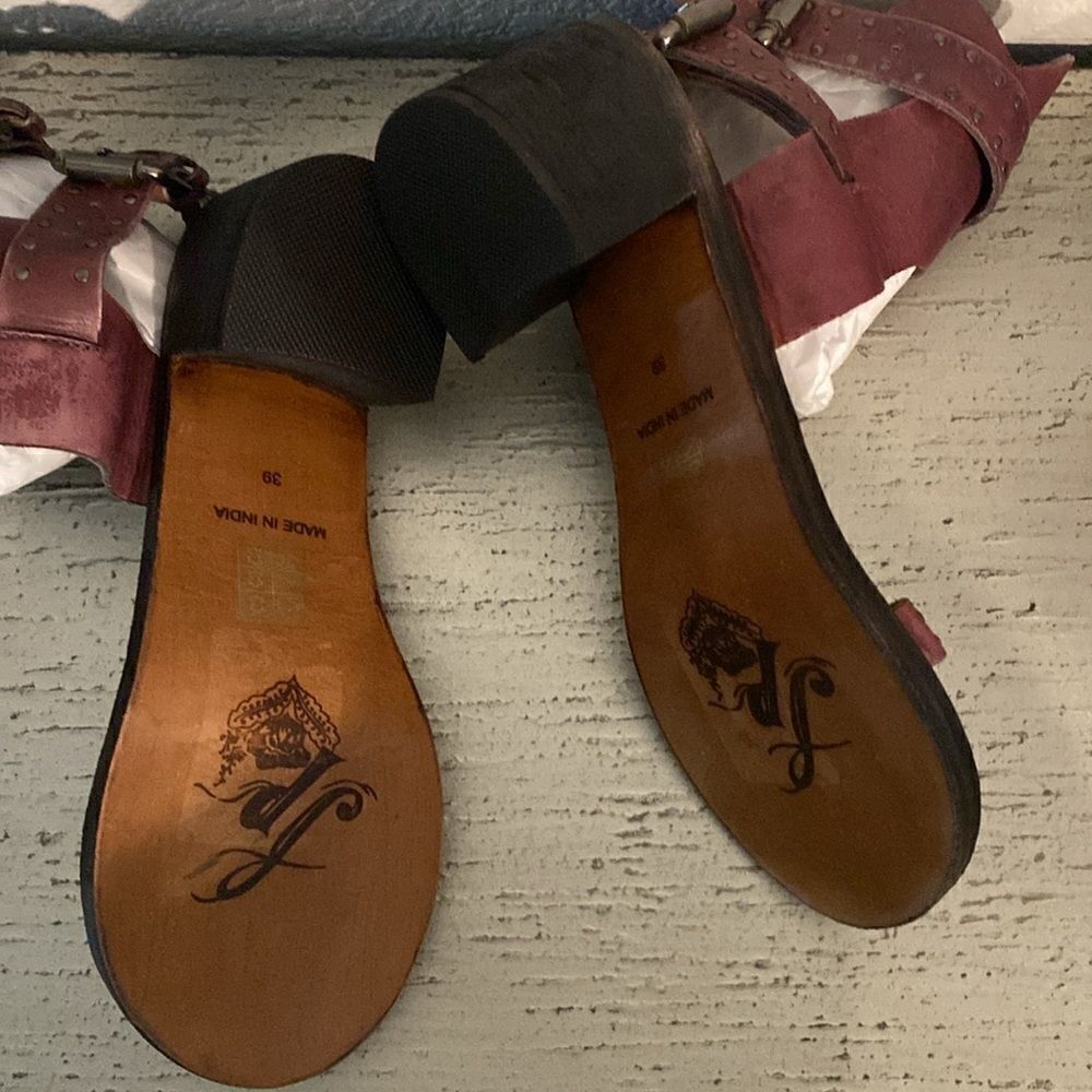Free People Happiness Genuine Leather Sandals - Picture 8 of 9
